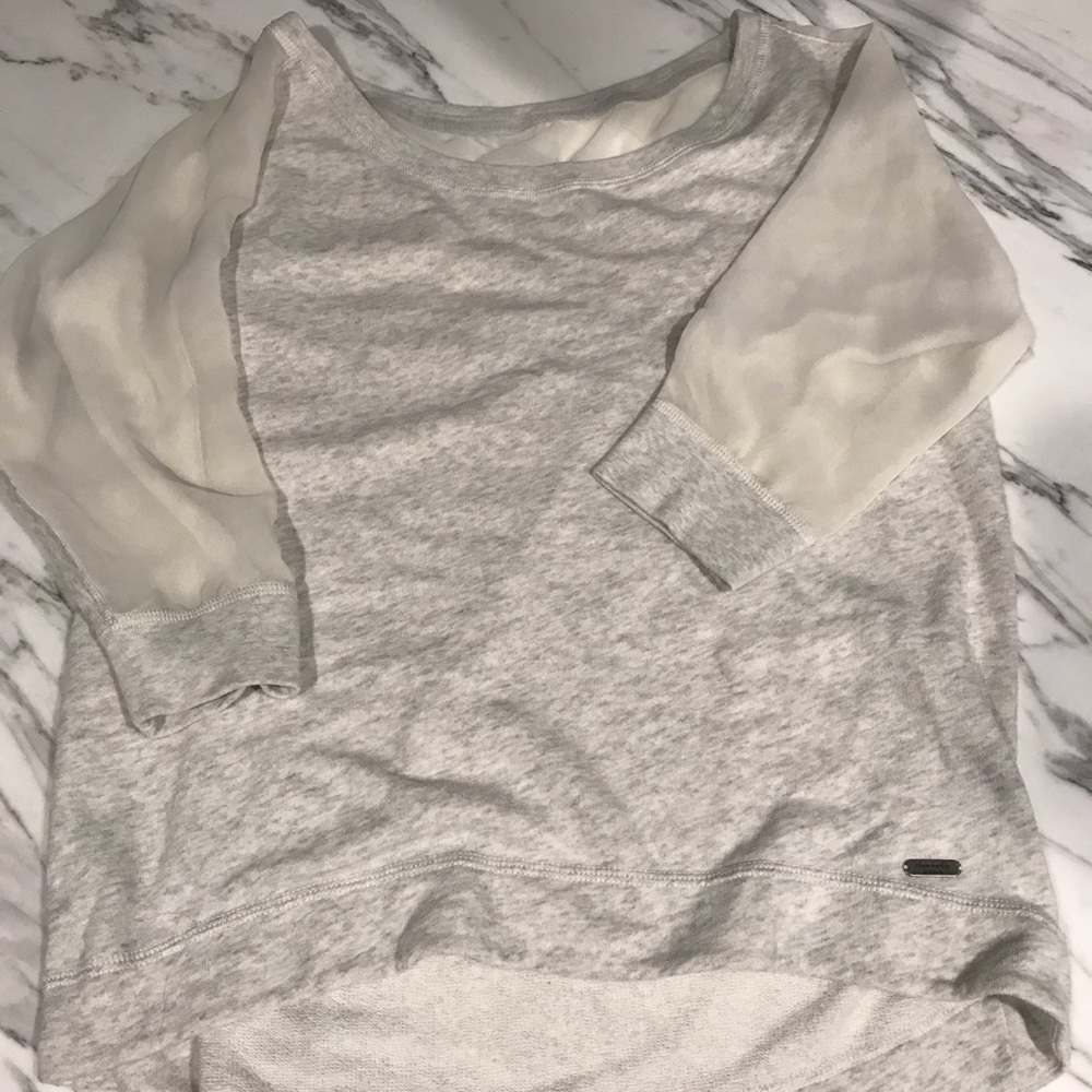 Abercrombie sweatshirt w/ sheer details